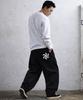 AMOU Spiral One Tuck Sweat Pants Black