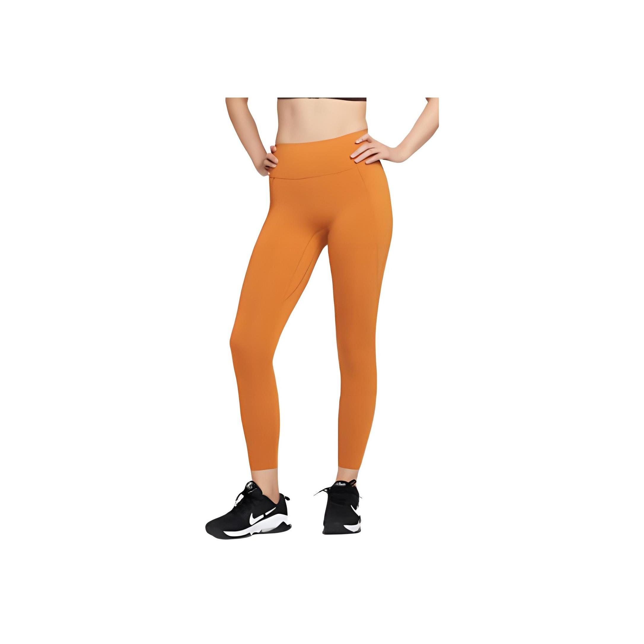 

Nike Solid Logo High-Waisted Butt-Lifting Leggings Women Leggings Orange HQ6814-815 S
