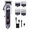 SURKER Professionelle Haarschneidemaschine Akku Wiederaufladbar LED-Anzeige Friseur-Trimmer für Männer
