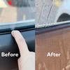 Universal Fit Car Rubber Sealing Strips V-Shape Design Waterproof Strip  Glass Gap Sealing