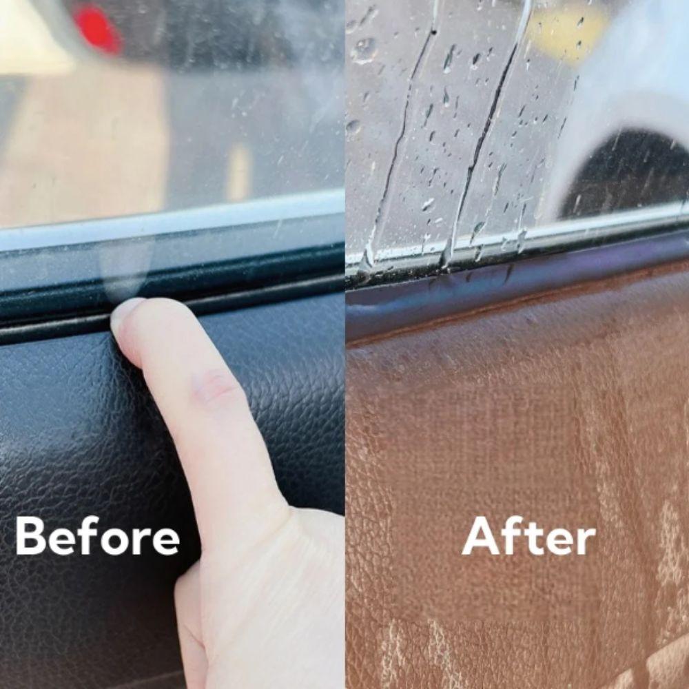 Universal Fit Car Rubber Sealing Strips V-Shape Design Waterproof Strip  Glass Gap Sealing