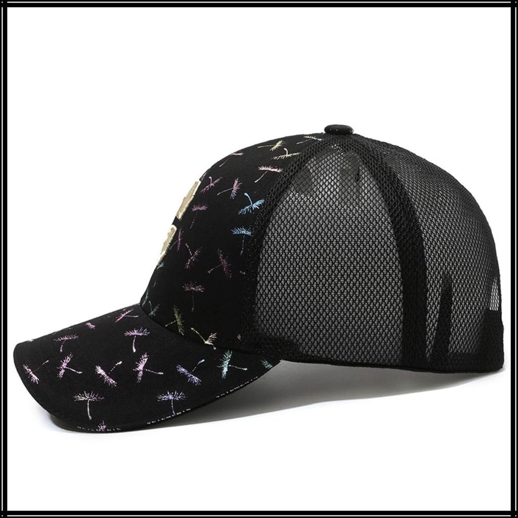 C Logo Mesh Casual CZA025 [White Fang] Cap, Design, Stylish, Sports, Men's, Women's, (White)