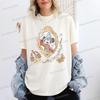 Sorcerer Mickey Shirt Fantasia Mickey Streetwear Women Casual Magical Cotton Tshirts