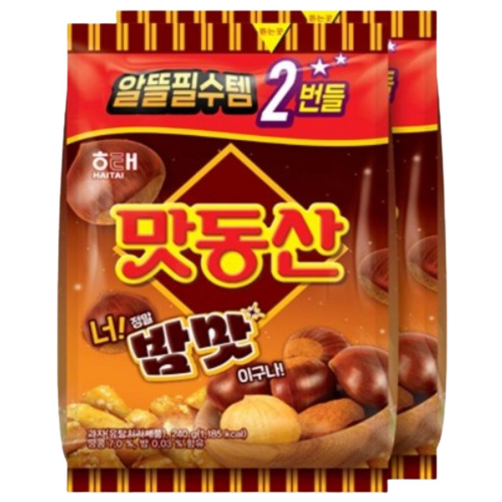 

[HAITAI] Matdongsan Chestnut (Korean Peanut Cracker) Set(240gx2pcs)