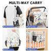Große Kapazität Babykinderwagen Tasche Bedruckte Hängende Kinderwagen Tasche Säuglings Wickeltaschen