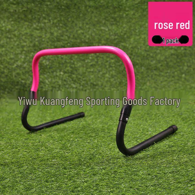 2-Speed Adjustable Football Training Hurdles - Multi-Functional, Foldable Obstacle Bar for Physical Training