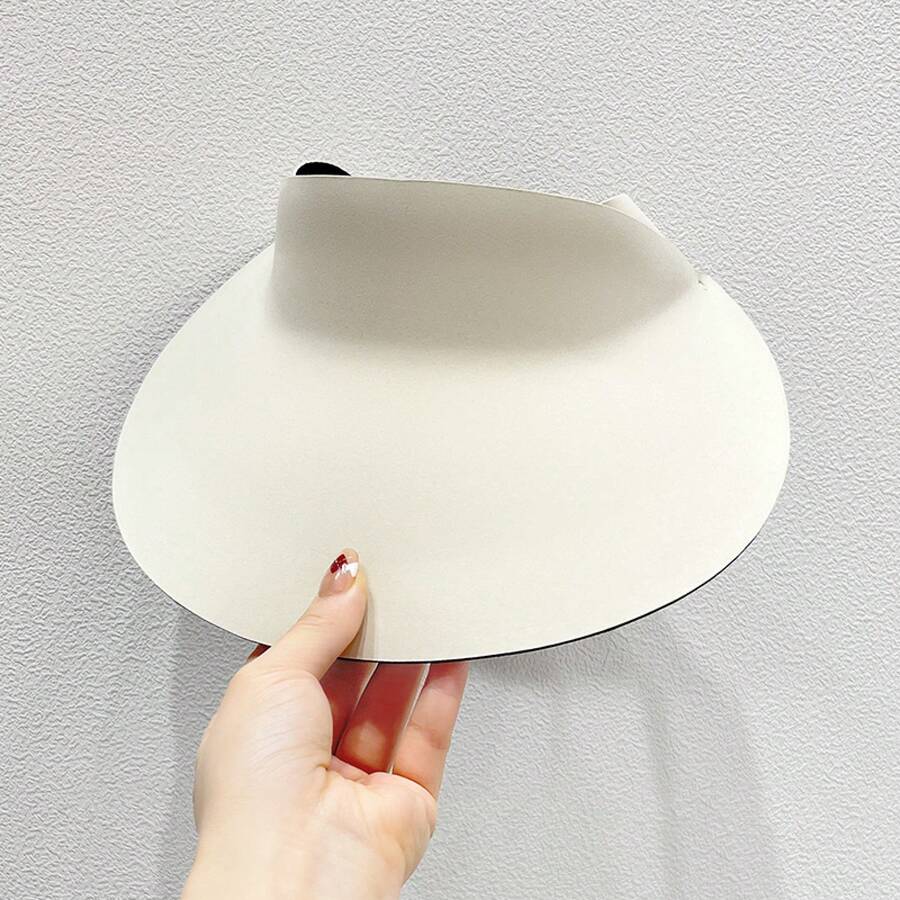 Womens UV Protection Sun Visor Hat With Extra Large Brim Adjustable Breathable Polyester For Outdoor Cycling Beach
