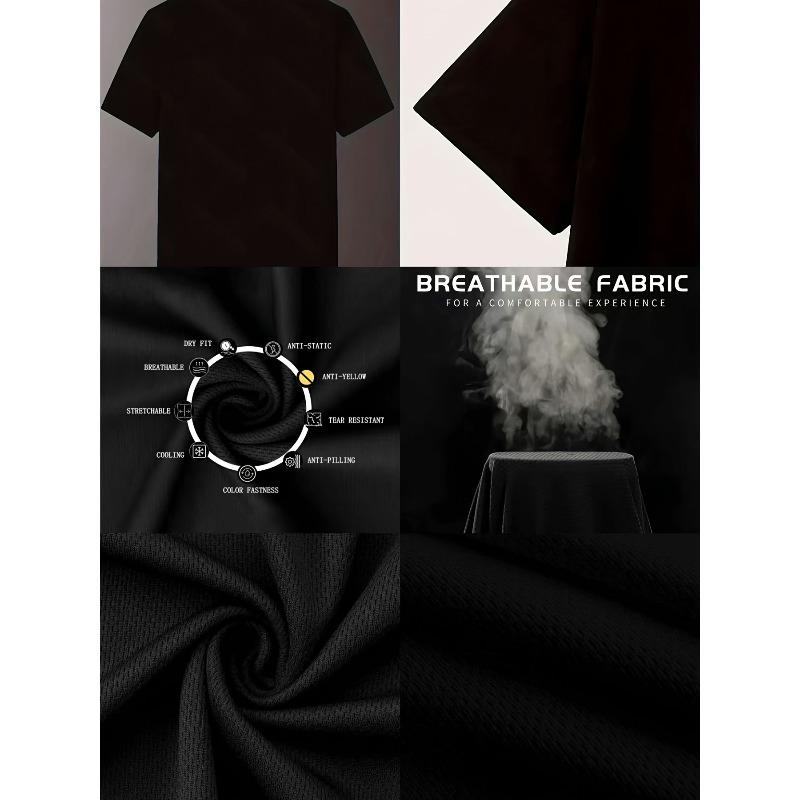 European Sizes Summer Men'S Outdoor Short Sleeve Casual Wear