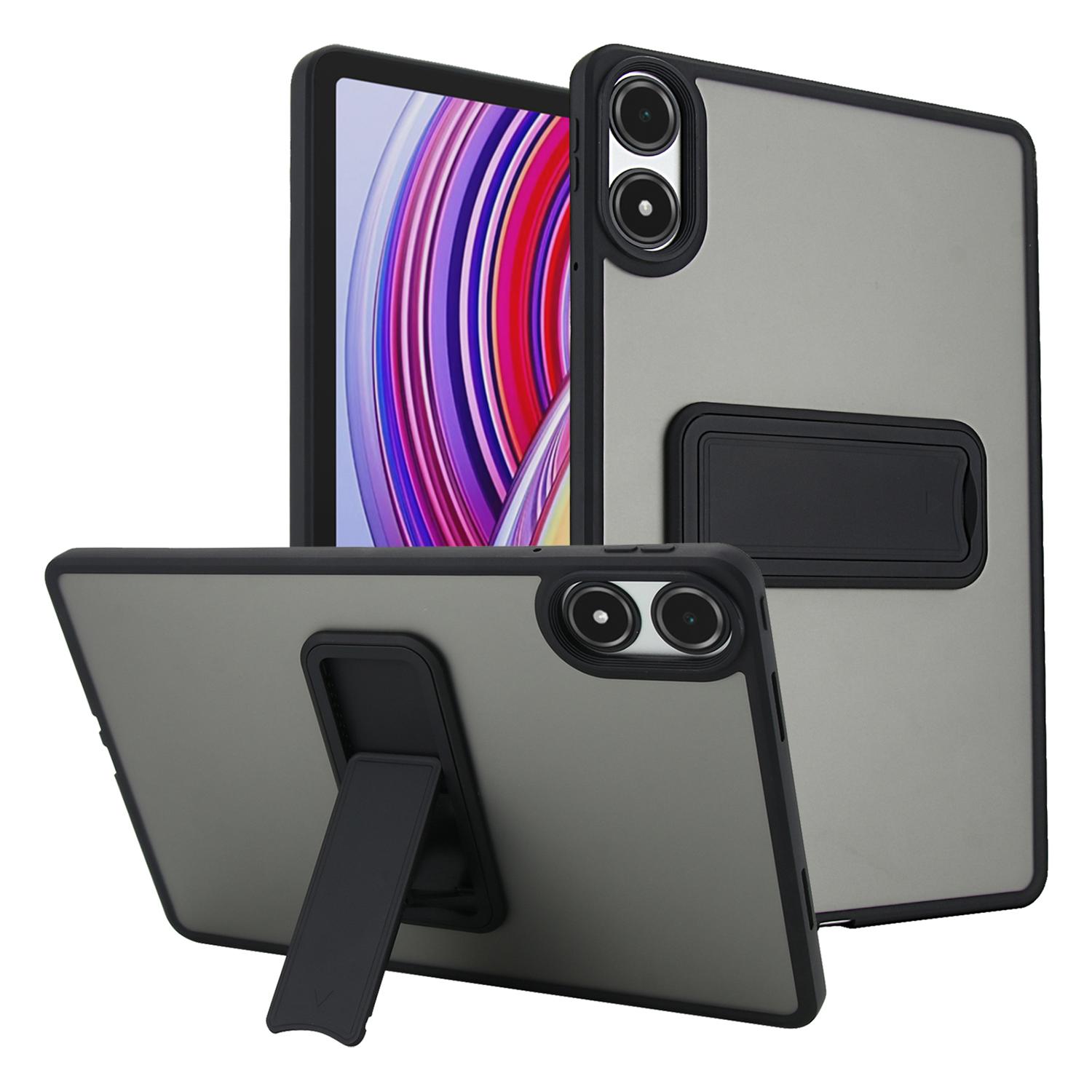 

Чохол для Xiaomi Redmi Pad Pro/Pad Pro 5G з підставкою, TPU+PC, з покриттям, що імітує шкіру Black