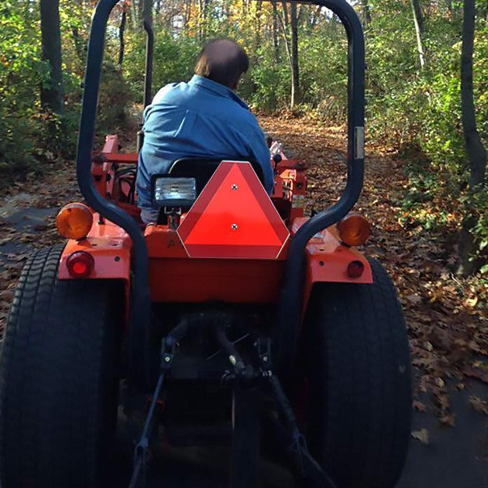 

Знак Медленно Движущегося Транспортного Средства Треугольная Наклейка Дорожный Знак Запасная Часть Светоотражающее Предупреждение