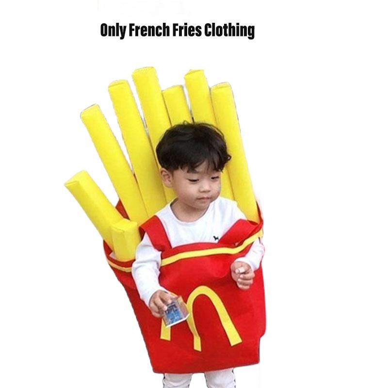 

Наряд Макдональдс Картофель фри Мальчики Девочки Детсадовские вечеринки Костюм Рождество Дети