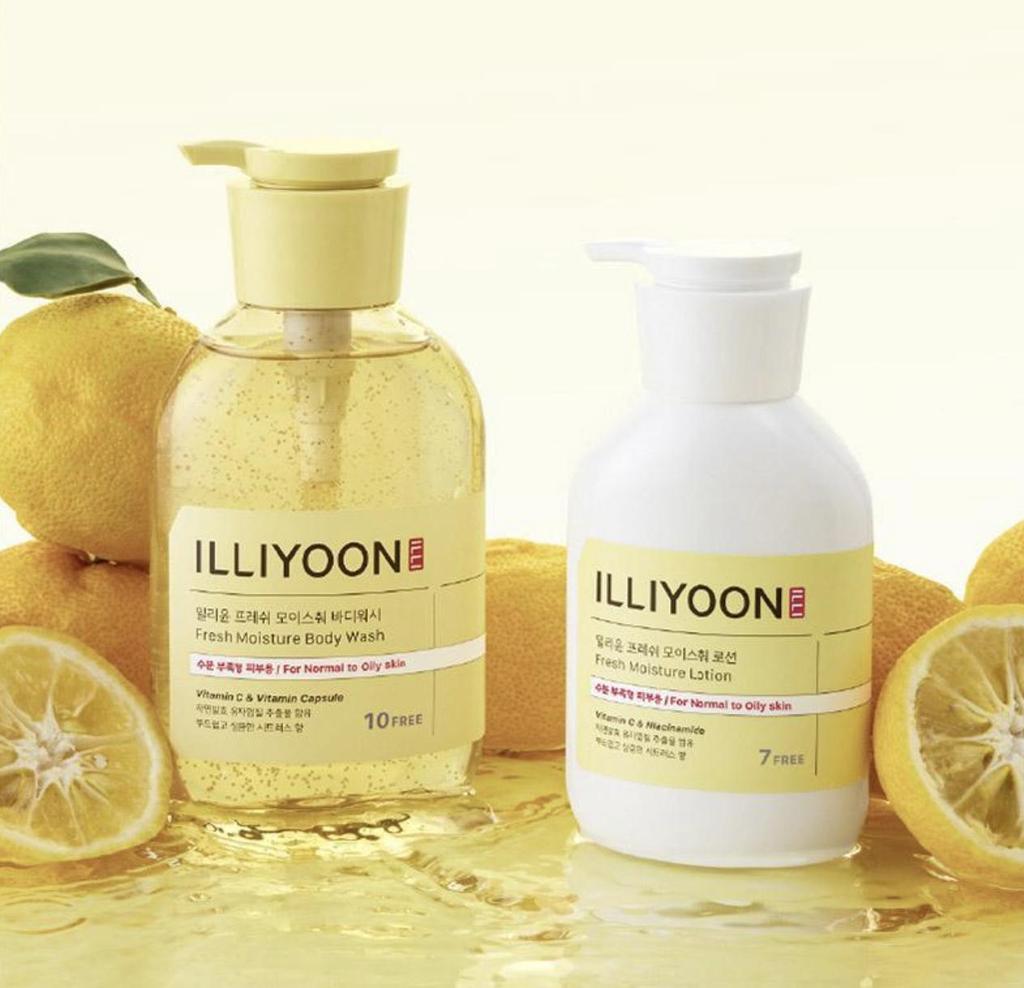 ILLIYOON Fresh Moisture Body Wash Refreshing Cleansing Citrus Extract 500ml