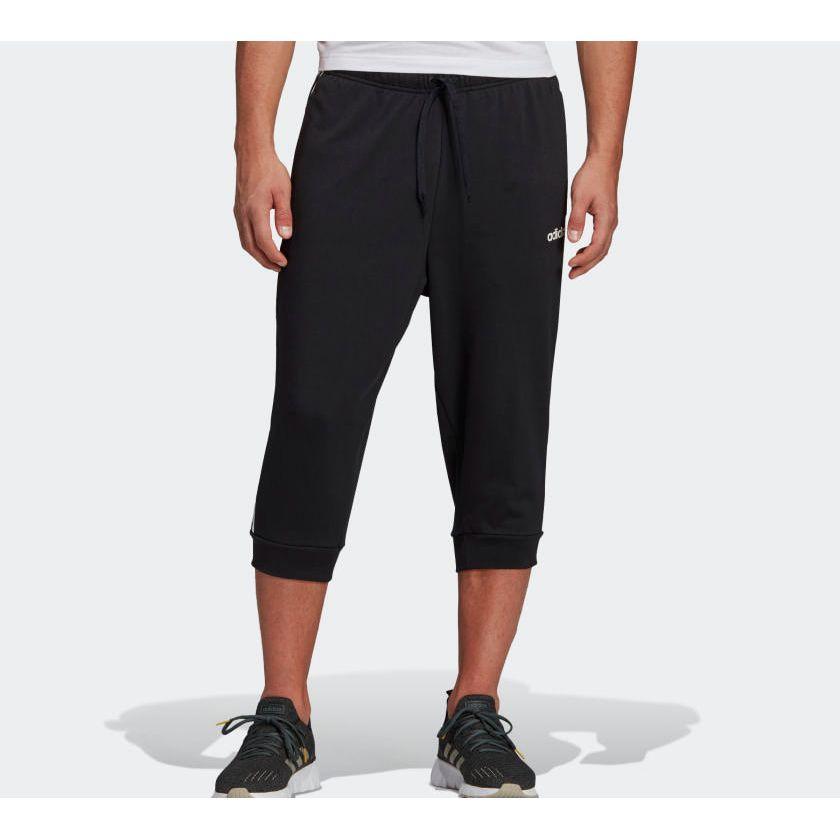 adidas Luźne spodnie dresowe z krótkim rękawem Męskie Czarne DU7824