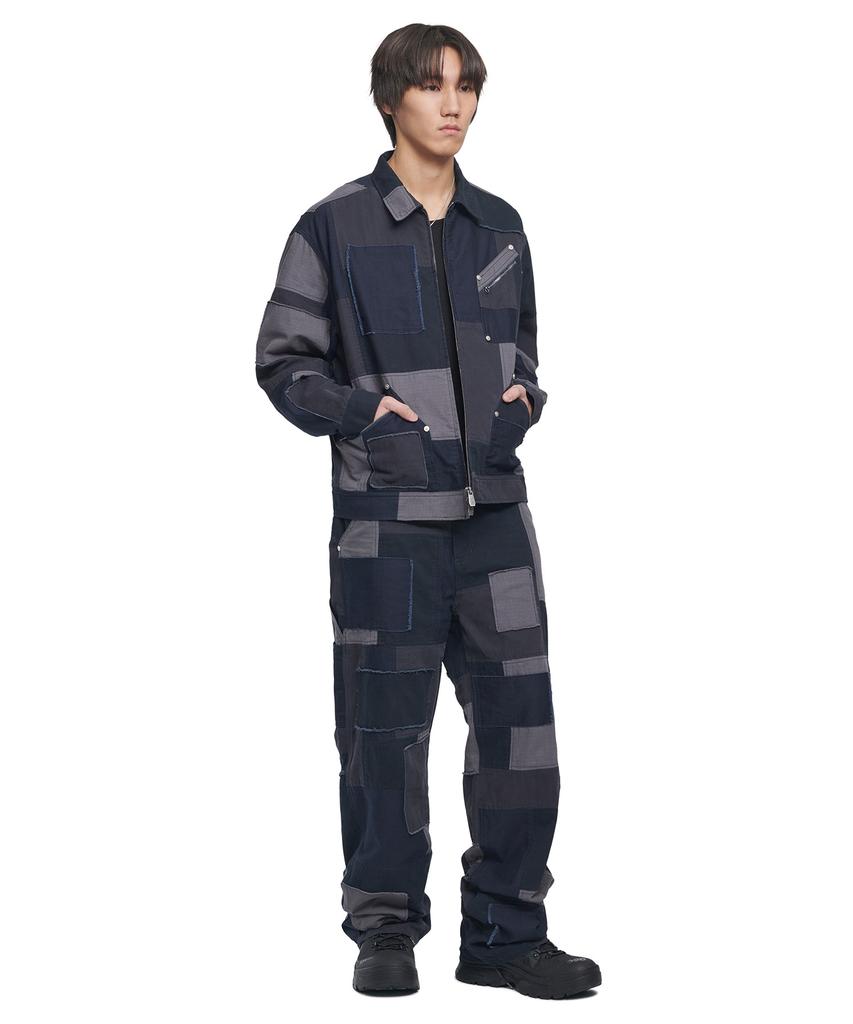 Nomaenyueol Multi Panel Work Pants - Washed Navy