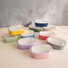 FIG Painted 1 Tier Lunch Box 600ml Gray 023