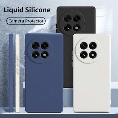 Oneplus 13R için Sıvı Silikon Kılıf Oneplus 13R Kılıf Fundas Coque Yumuşak TPU Kamera Koruyucu Telefon Kılıfı Oneplus 13R
