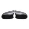 Pair Black Rear View Mirror Cover Trim For BMW X5 F15 X6 F16 2014-2018 15 16 17