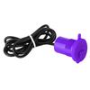 Universal Motorcycle USB Charger Socket Power Supply Port for Mobile Phone Waterproof Purple