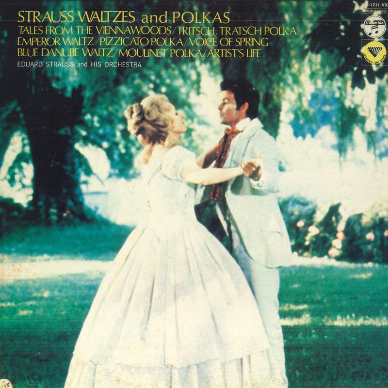 

LP Record EDWART STRAUSS - beautiful blue danube MS1211VX COLUMBIA 1973 Japan Classical Used