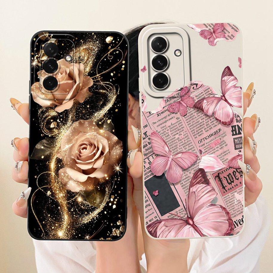 For Samsung A26 5G Case SM-A266B SM-A266E Shockproof Cover Popular Flower Soft TPU Phone Cases For Samsung Galaxy A26 A 26 Funda
