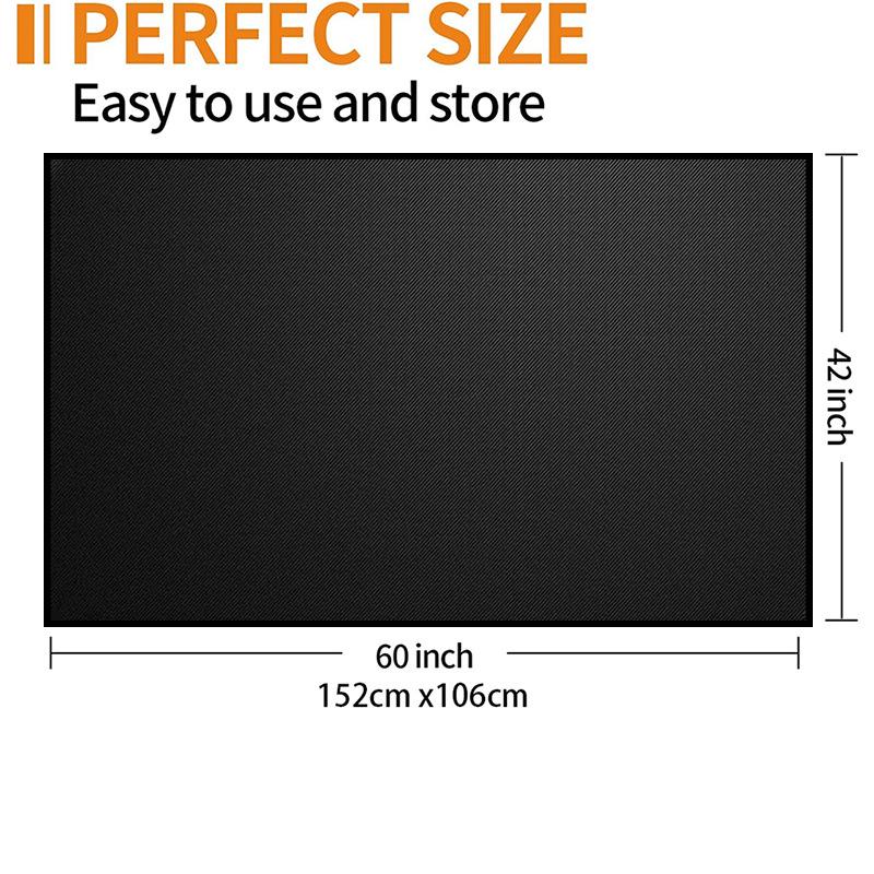 High-Temp Fireproof BBQ Grill Mat for Outdoor Use