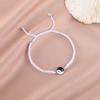 Couple Bracelet Handmade Braided Adjustable Round Beads Alloy Tai Chi Yin Yang Men Women Rope String Fashion Jewelry