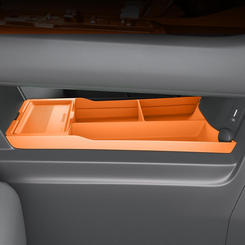 For BAIC BJ40 2026 Center Console Lower Storage Box Organizer Dustproof Waterproof Non Slip Interior Trim