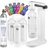 Wassersprudler Aquafloow CO2-Flasche 3x Wasserflasche + Bolero