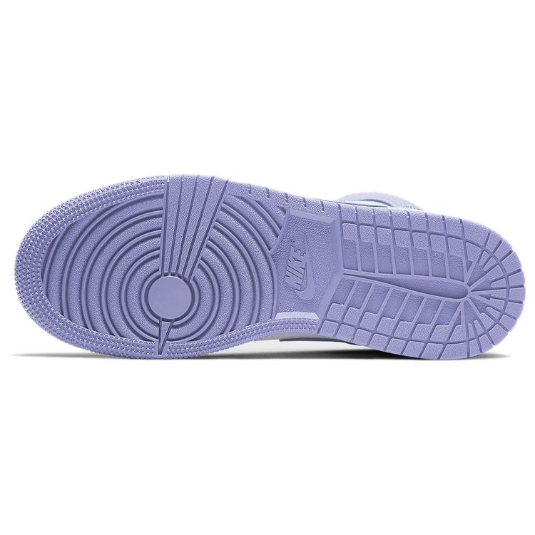 Air Jordan 1 Mid GS Purple Pulse Kids Sneakers Arctic-Punch Glacier-Blue 554725-500