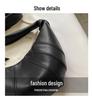 Jesenná trendy textúrovaná crossbody taška Croissant 2024 - Štýlový dámsky dizajn Knedľa