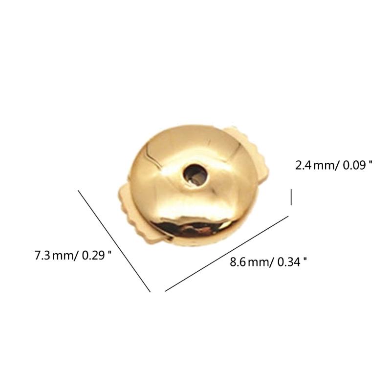 Stylish and Practical Earplugs Locking Clip Convenient Earplugs Retainer Large Earring Replacements for Studs Earrings