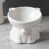 Kreative Haustier High Foot Bowl Keramik Haustier Trinknapf Hundefutter Fütterung Becken Kätzchen Welpen