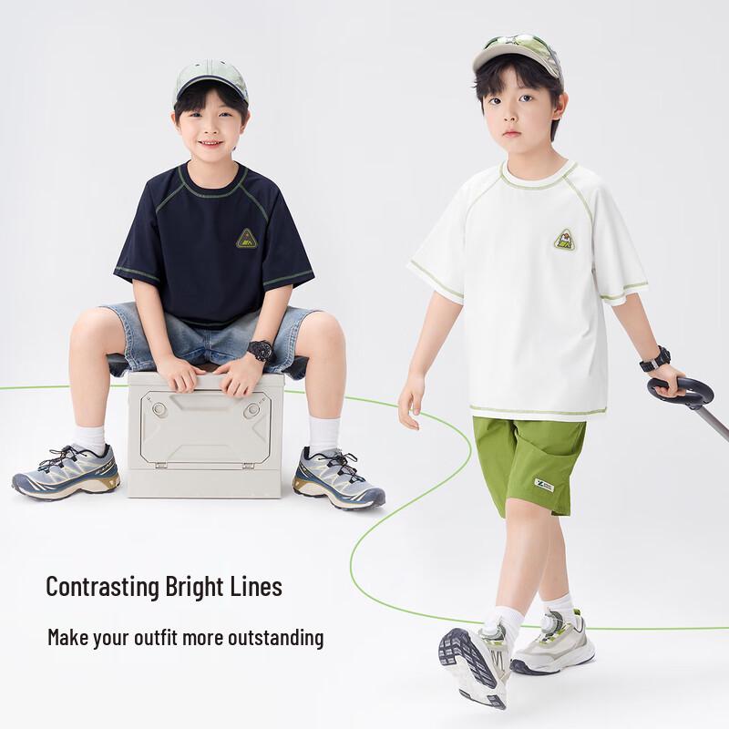 Zuo Xi 2025 New Boys' Quick-Dry Sports T-Shirt