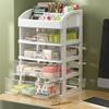 Schubladen Make-up Organizer Transparent Desktop Kunststoff Große Kapazität Kosmetik Schmuck Organizer Hautpflege Kosmetik Aufbewahrungsbox Rack