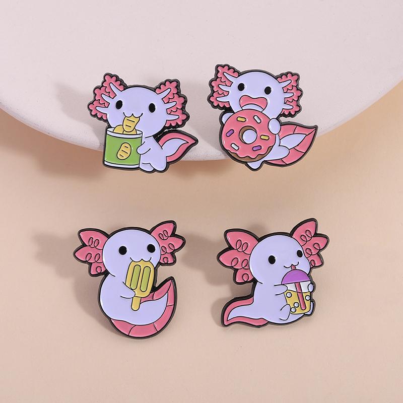 2-10pcs/set Cartoon Animal Collection Enamel Pins Cute Capybara Pet Dogs Cats Brooches Lapel Badge Jewelry Gift For Kids Friends