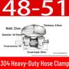 304 Stainless Steel European-Style Single Head Hose Clamp