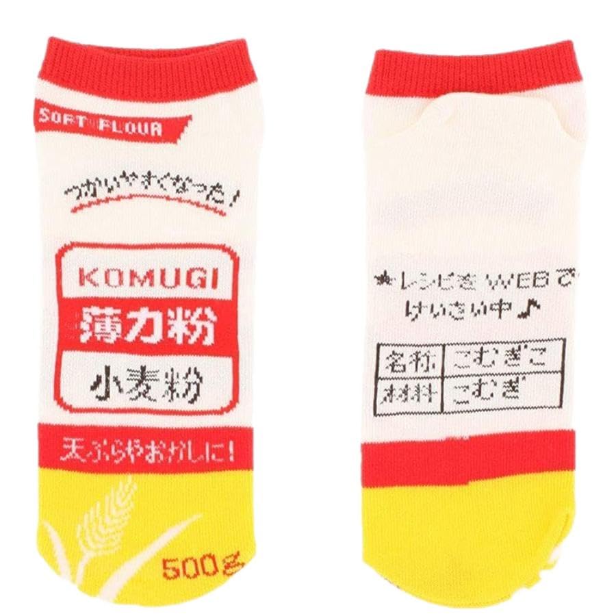 

Flour Pattern Made in Japan Sneaker Length Ankle Length Socks for Women [Funny Socks] (soft flour) 22-25cm слоновая кость