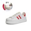 The first layer of cowhide white shoes for women's 2025 spring new shell head versatile board shoes casual height-increasing shoes versatile women's s