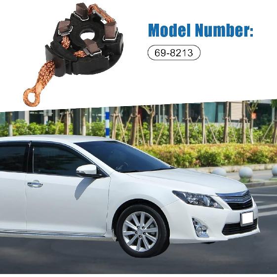 Car Starter Motor Brush Holder Assembly for Toyota Camry 2002-2009 Metal Plastic Black