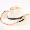 Popular European and American Western Cowboy Straw Hat Men's and Women's Fashion Shade Straw Hat Outdoor Western Cowboy Hat