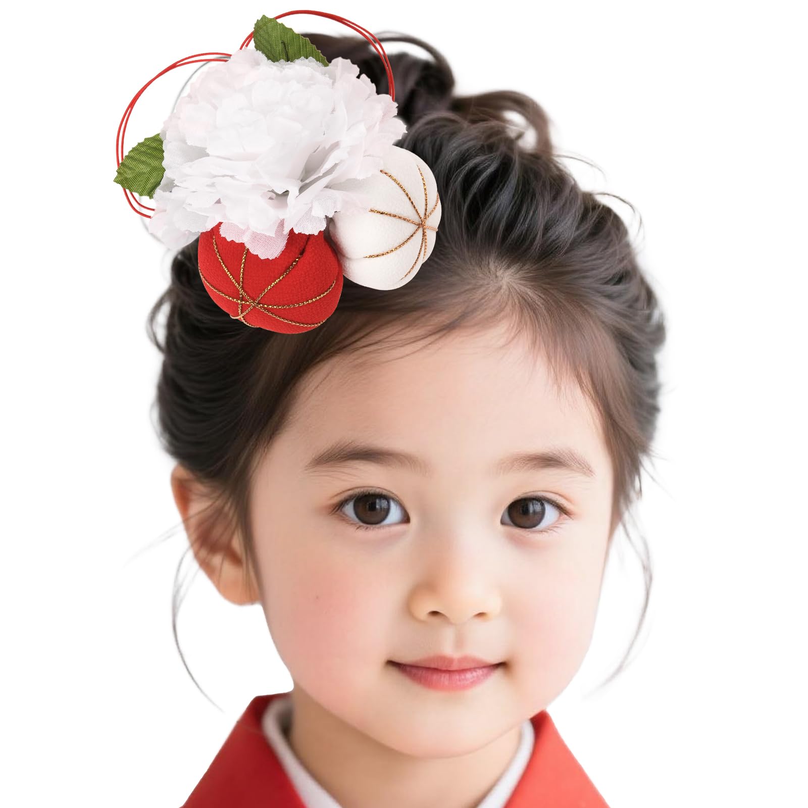 

[OTAKUMARKET] Hair Ornament for Shichi-Go-San, Hakama, Kimono, Traditional Japanese Clothing, Graduation Ceremony, Tsumami-zaiku, Yukata, Flower,