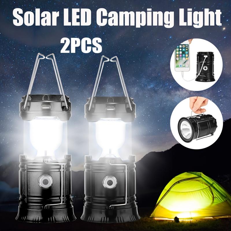 LED Solar Camping Light Portable Foldable Advanced Charging Camping Light Suitable for Hurricanes, Emergencies, Power Outages, Outdoor Activities