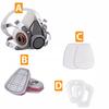 Rosfix Schutzmaske SafeBreath 6200 – 7-in-1-Set zum Lackieren | Atemschutz | Kompatibilität mit 3M-Filtern