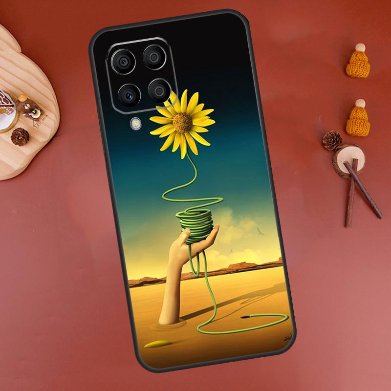 Salvador Dali Painting Case For Samsung Galaxy M32 M12 M52 M21 M31 M15 M55 M56 M36 M16 M06 M13 M33 M53 M14 M34 M54