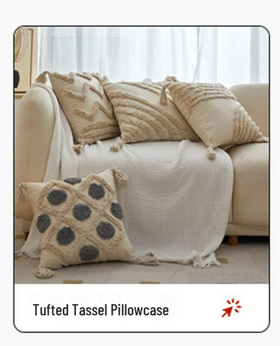 Modern Corduroy Patchwork Pillow Cover with Piping - Light Color Corn Stripe Design for Living Room Cushion