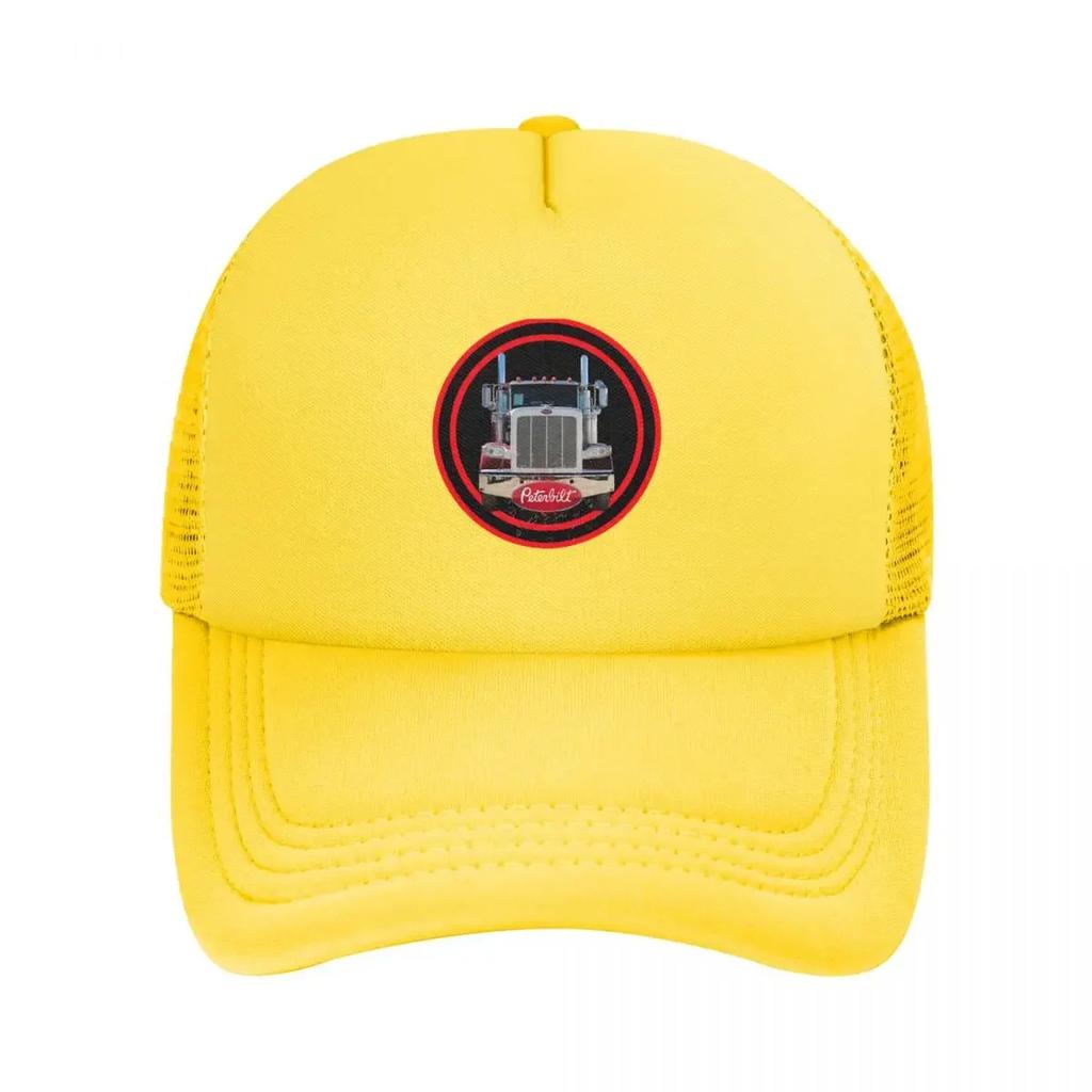 Truck Logo Peterbilt Mesh Baseball Caps Snapback Fashion Baseball Hats Breathable Casual Casquette Outdoor Unisex