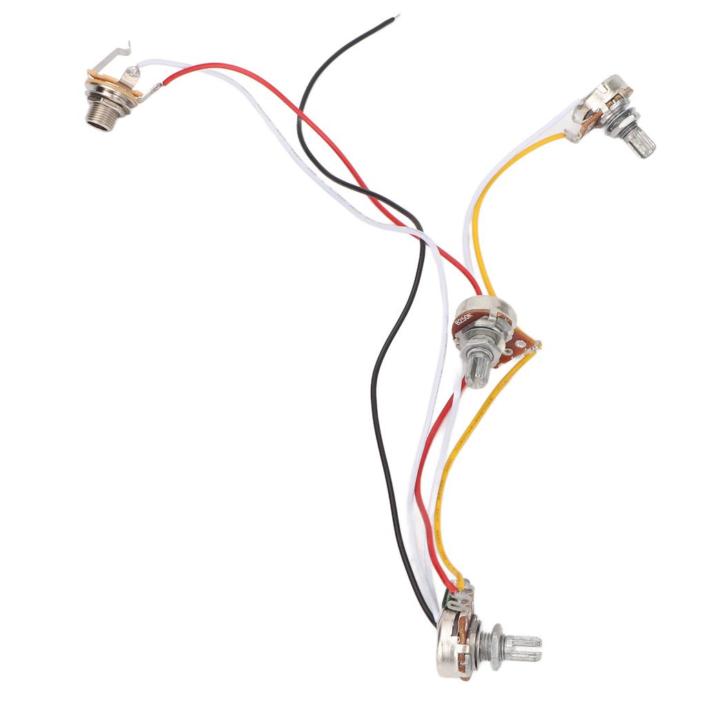 Electric Guitar Wiring Harness Noise Reduction 3 Way B250K A250K Prewired Bass Wiring Harness Kit