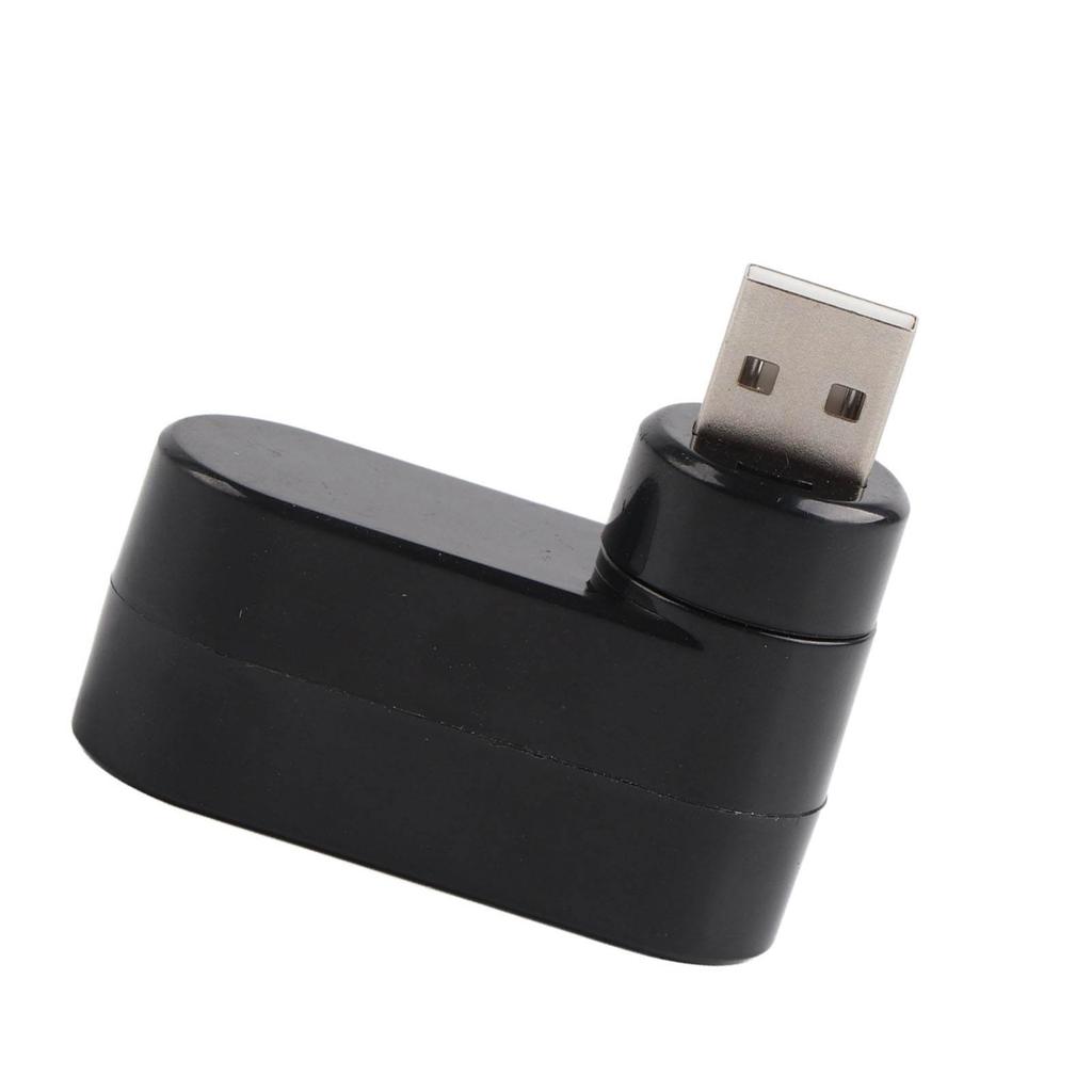 USB Hubs Ports USB 2.0 Mini Rotate Splitter Adapter Hub for PC Notebook Laptop Black