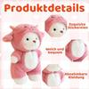 RxaGtn Personalized Teddy Bear with Zipper, Custom Name Plush Toy, Pink Clothes Bear, Travel Companion, Girlfriend Gift
