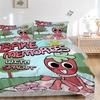 Memories Sprout Print 3Pcs Bedding Set,Duvet Cover with 2 Bedro,Pillowcase Home Birthday Gift